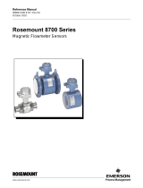 Rosemount 8700 Sensor Owner's manual