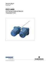 Rosemount OCX 4400 O2 / Combustibles Transmitter-Rev 2.0 Owner's manual