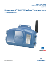 Rosemount 848T Wireless Temperature Transmitter Quick start guide