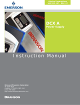Branson 100-412-197 DCX A Power Supply Rev .07 Owner's manual