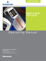 Branson 100-412-198 DCX F-EIP Power Supply Rev. 07 Owner's manual