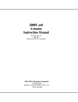 Branson 100-214-276 2000Xaed Actuator Owner's manual