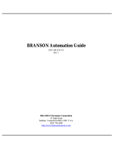 Branson 100-214-273 Automation All 2000X Rev. 01 User manual