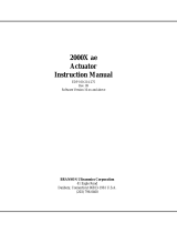 Branson 100-214-275 2000Xae Actuator Owner's manual