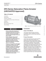 Enardo DFA Series Detonation Flame Arrestor Owner's manual