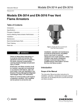 EnardoEN-3014 and EN-3016 Free Vent Flame Arrestors