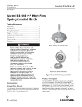 EnardoES-665-HF High Flow Spring-Loaded Hatch