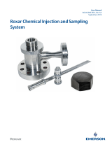 Roxar Chemical Injection and Sampling System Owner's manual