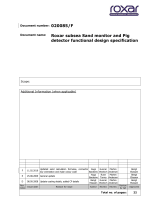 Roxarsubsea Sand monitor and Pig detector functional design