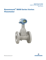 Rosemount Vortex Flow Meter - 8600D Series Quick start guide