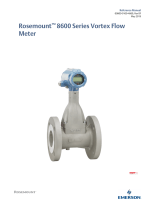 Rosemount Vortex Flow Meter - 8600D Series Owner's manual