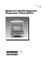 Rosemount 8712H HART Owner's manual
