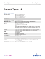Plantweb Optics v1.5 System Owner's manual