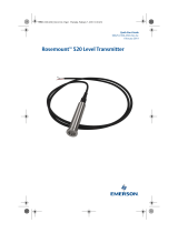 Rosemount Marine 520 Level Transmitter Quick start guide