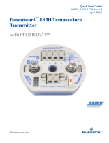 Rosemount 644H Profibus PA Temperature Quick start guide