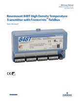 Rosemount 848T High Density Temperature Transmitter Owner's manual