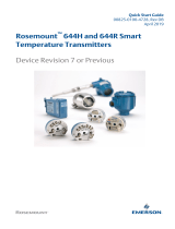 Rosemount 644H and 644R Smart Temperature Quick start guide
