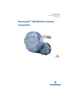 Rosemount 708 Wireless Acoustic Transmitter Quick start guide