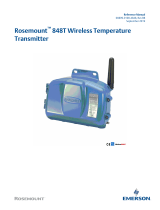 Rosemount 848T Wireless Temperature Transmitter Owner's manual