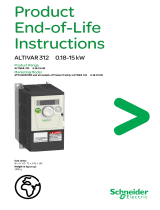 Eurotherm ALTIVAR 312 0.18-15 kW, End-of-Life Operating instructions