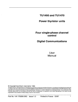 Eurotherm TU1450/TU1470 User manual