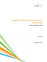 LSI MegaRAID Advanced Services Hardware Key User guide
