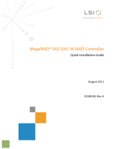 Broadcom MegaRAID SAS 9267-8i RAID Controller User guide