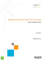Broadcom MegaRAID SAS 9286CV-8eCC RAID Controller User guide