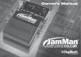 DigiTech JamMan SOLO XT Owner's manual