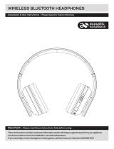 Acoustic Solutions Bluetooth Headphone User manual