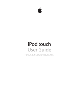 Apple IPOD TOUCH 16GB User manual