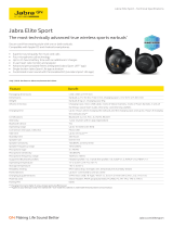 Jabra Elite 2 Sport True Wireless In-Ear Headphones User manual