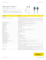 Jabra Sport Coach Wireless In Ear Headphones User manual