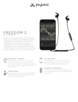 JayBird Freedom 2 In-Ear Wireless Headphones User manual