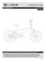 Vibe Outlaw 20 Inch BMX Bike User manual