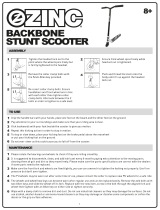 Zinc Backbone Stunt Scooter User manual