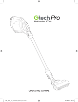 Gtech PRO BAGGED CORDLESS User manual