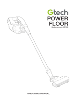 Gtech Power Floor Cordless Vacuum Cleaner User manual