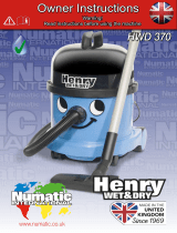 Henry Wet & Dry Cylinder Vacuum Cleaner HWD 370 User manual