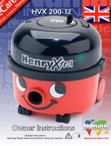 Henry HVX 200-11 Xtra Bagged Cylinder Vacuum Cleaner User manual