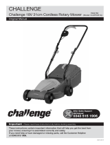 Challenge 18V 31CM CORDLESS LAWNMOWER User manual