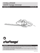 Challenge 45cm Corded Hedge Trimmer User manual