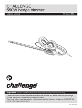 Challenge 55cm Corded Hedge Trimmer User manual