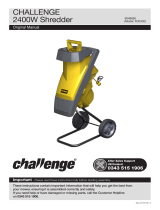 Challenge 2400W IMPACT SHREDDER User manual
