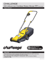 Challenge Cordless Rotary Lawnmower User manual