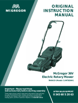 McGregorMCR3634 36V 34CM CORDLESS MOWER