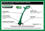 Qualcast 250W CORDED GRASS TRIMMER User manual