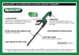 Qualcast 18V CORDLESS HEDGE TRIMMER User manual