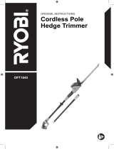 Ryobi OPT1845 ONE+ Pole Hedge Trimmer Bare Tool User manual