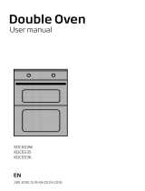 Beko KDC653S 60cm Double Oven Electric Cooker User manual